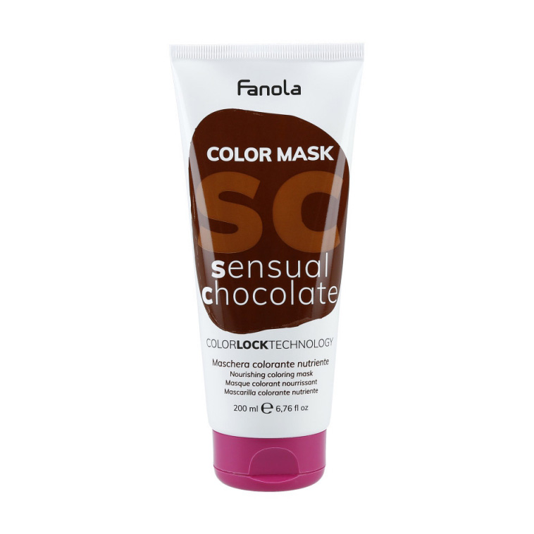 Живильна тонувальна маска для волосся Fanola Color Mask Sensual Chocolate, 200 мл