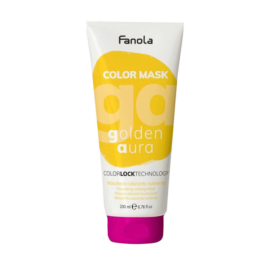 Живильна тонувальна маска для волосся Fanola Color Mask Golden Aura, 200 мл