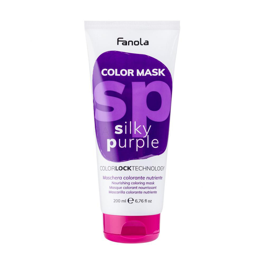 Живильна тонувальна маска для волосся Fanola Color Mask Silky Purple, 200 мл