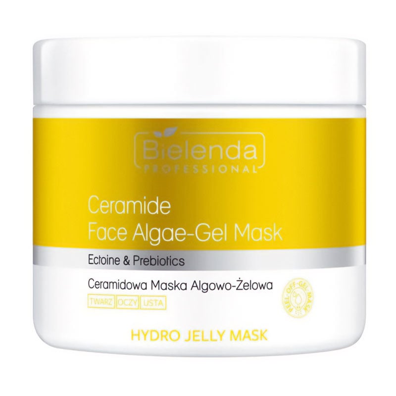 Живильна водоростево-гелева маска для обличчя Bielenda Professional Hydro Jelly Mask Ceramide Face Algae-Gel Mask, 190 г
