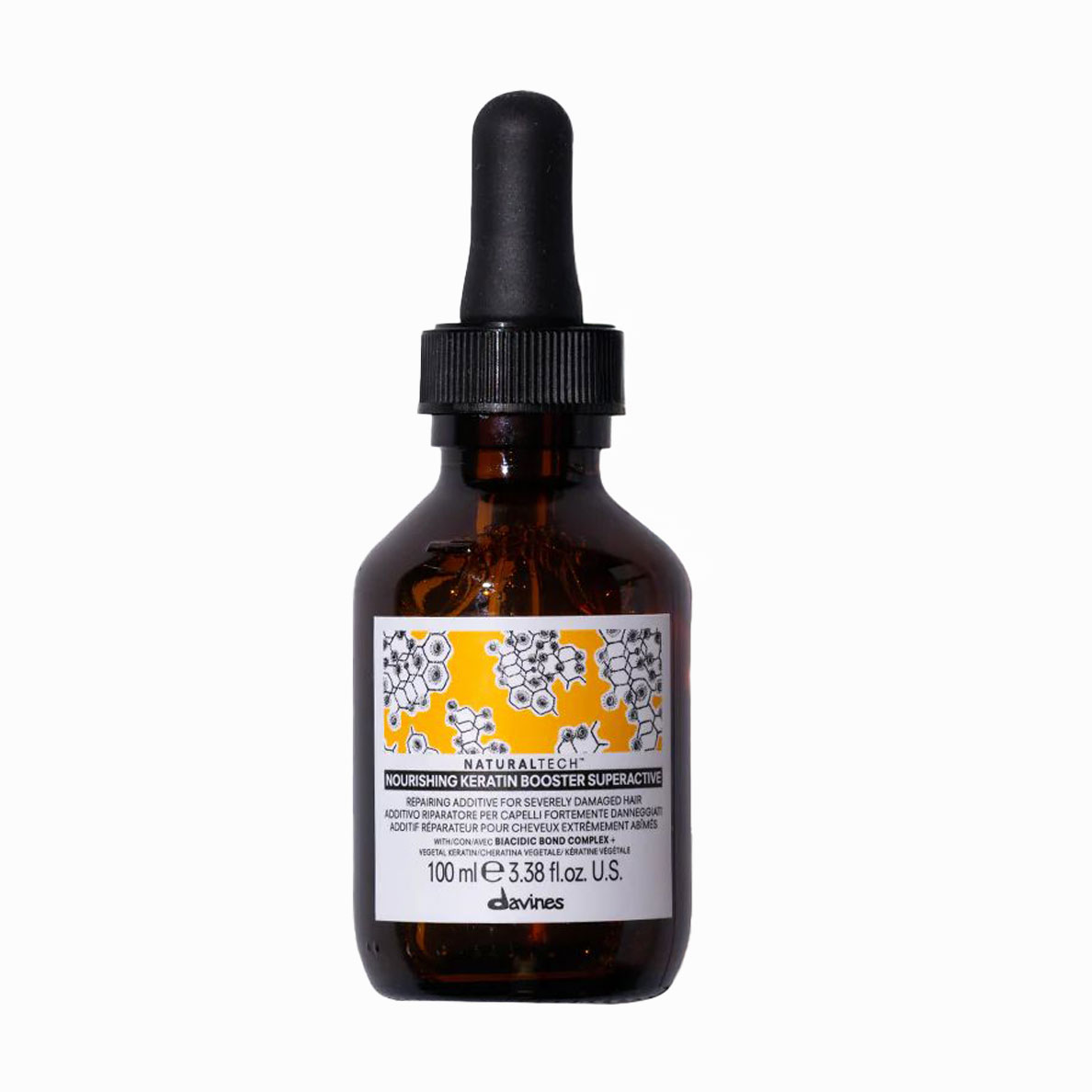 Живильний бустер для волосся Davines Natural Tech Nourishing Keratin Booster Super Active, 100 мл