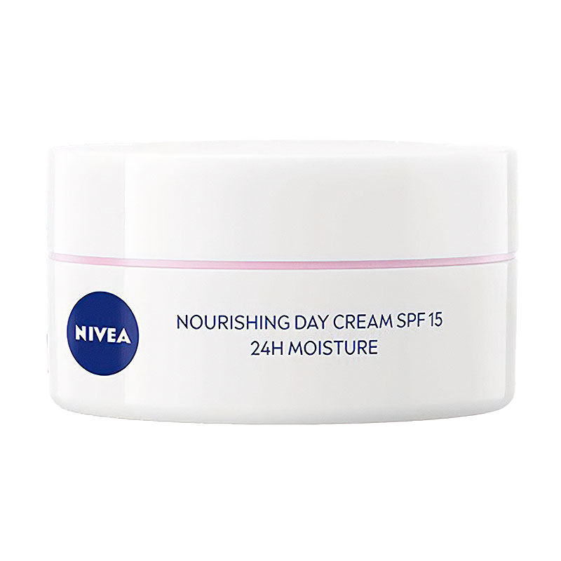 Живильний денний крем NIVEA Інтенсивне зволоження 24 години, SPF 15, для сухої шкіри, 50 мл