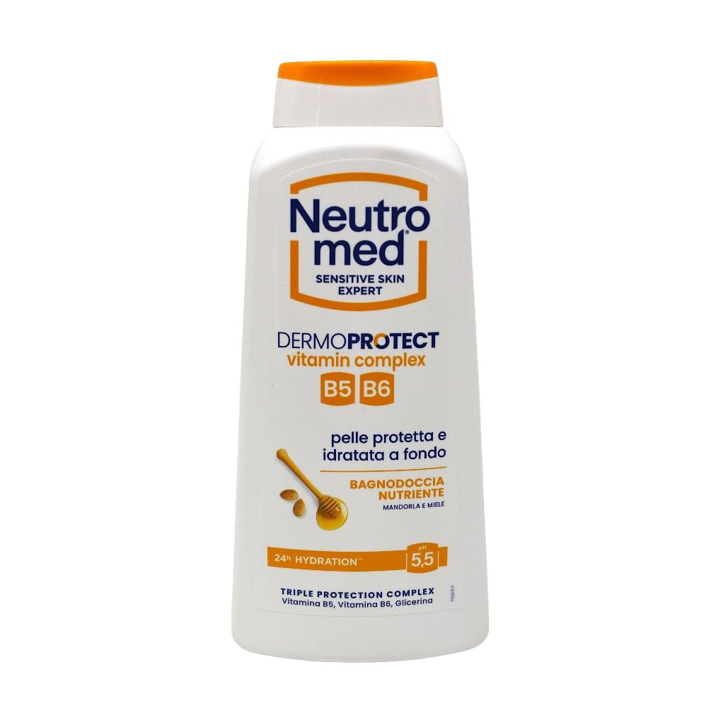 Живильний гель для душу Neutromed Dermoprotect Мед та мигдаль, 600 мл