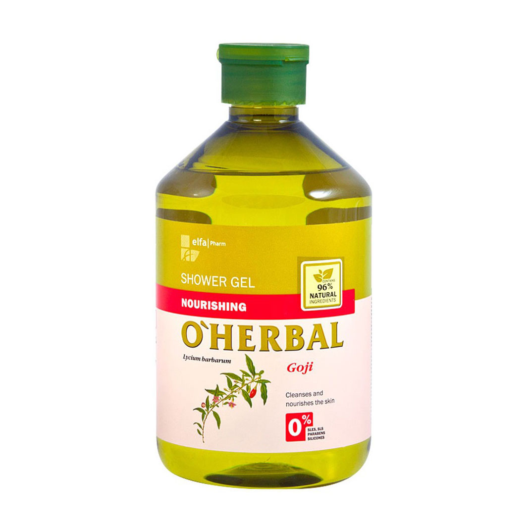 Живильний гель для душу O'Herbal з екстрактом годжі, 500 мл