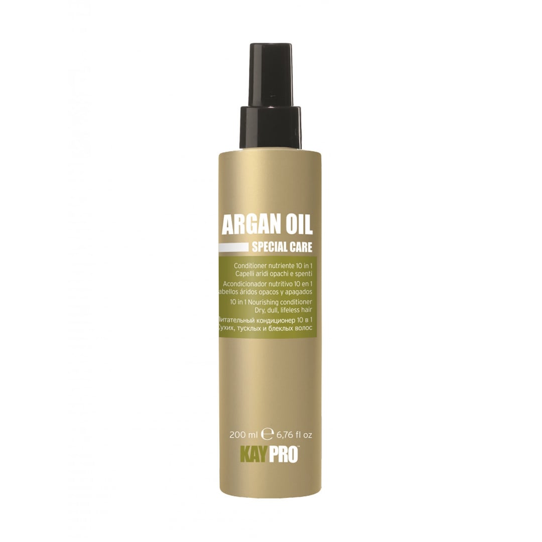 Живильний кондиціонер 10 в 1 KayPro Special Care Argan Oil Conditioner для сухого і тьмяного волосся,  з аргановою олією, 200 мл