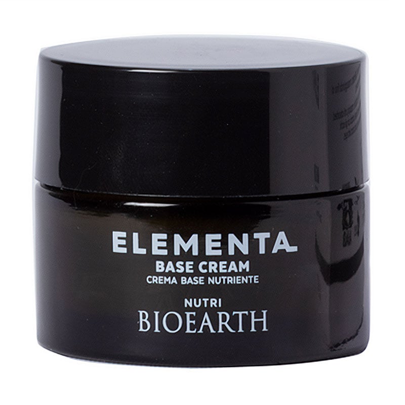 Живильний крем для обличчя Bioearth Elementa Base Cream Nutri на основі олії ши, 50 мл