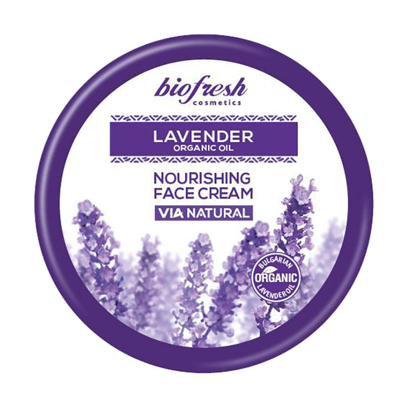 Живильний крем для обличчя BioFresh Via Natural Lavender Organic Oil Nourishing Face Cream, 100 мл