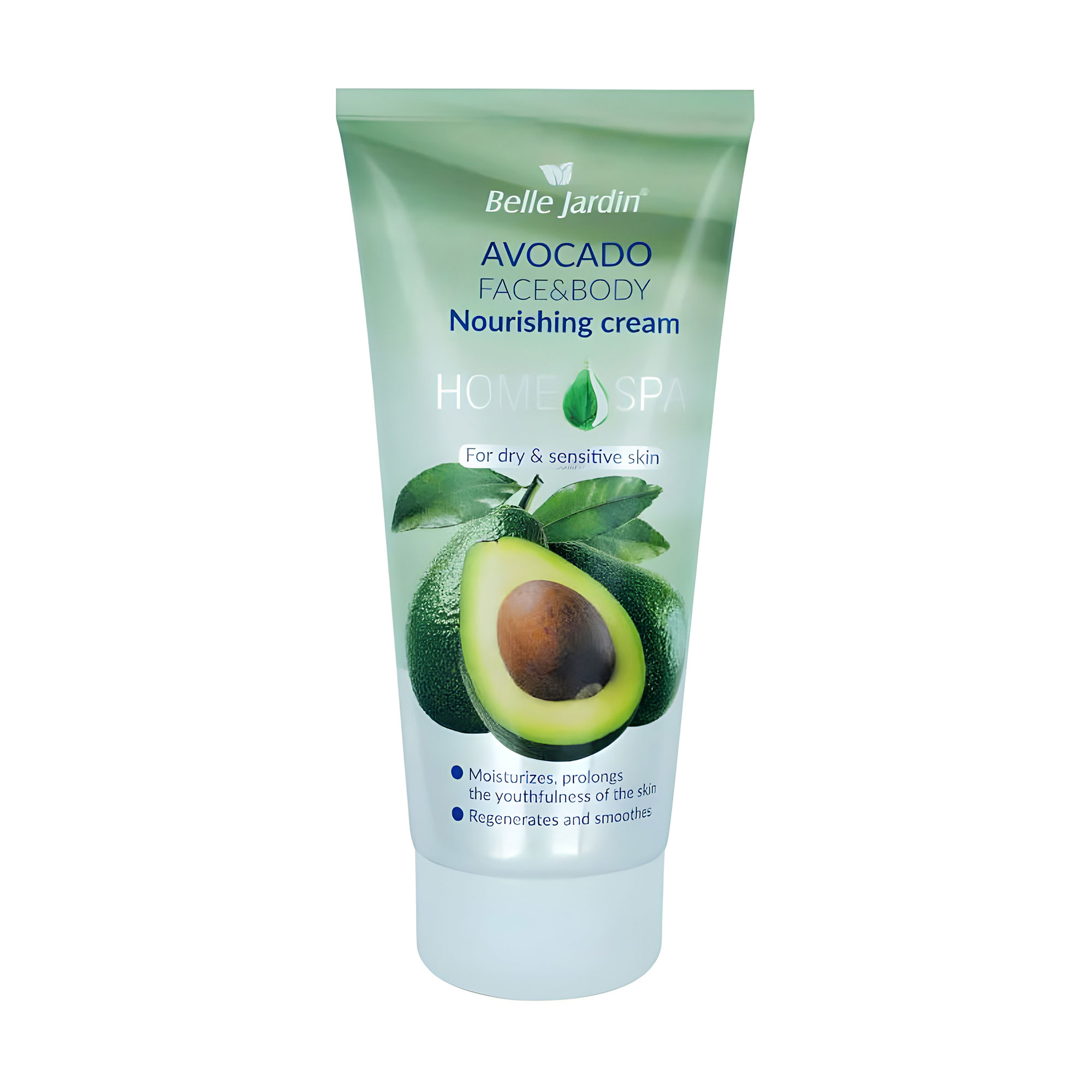 Живильний крем для обличчя та тіла Belle Jardin Home Spa Avocado, 200 мл