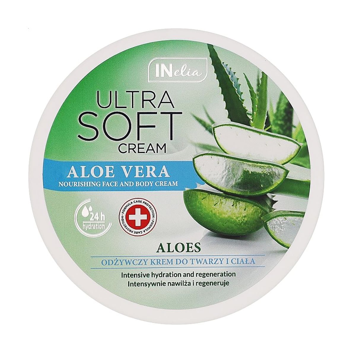 Живильний крем для обличчя та тіла Revers Cosmetics Inelia Nourishing Face &amp; Body Cream Алое вера, 200 мл