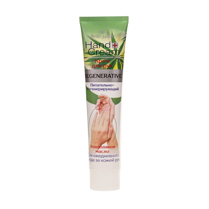 Живильний крем для рук Belle Jardin Hand Cream Regenerative з конопляною олією, 125 мл