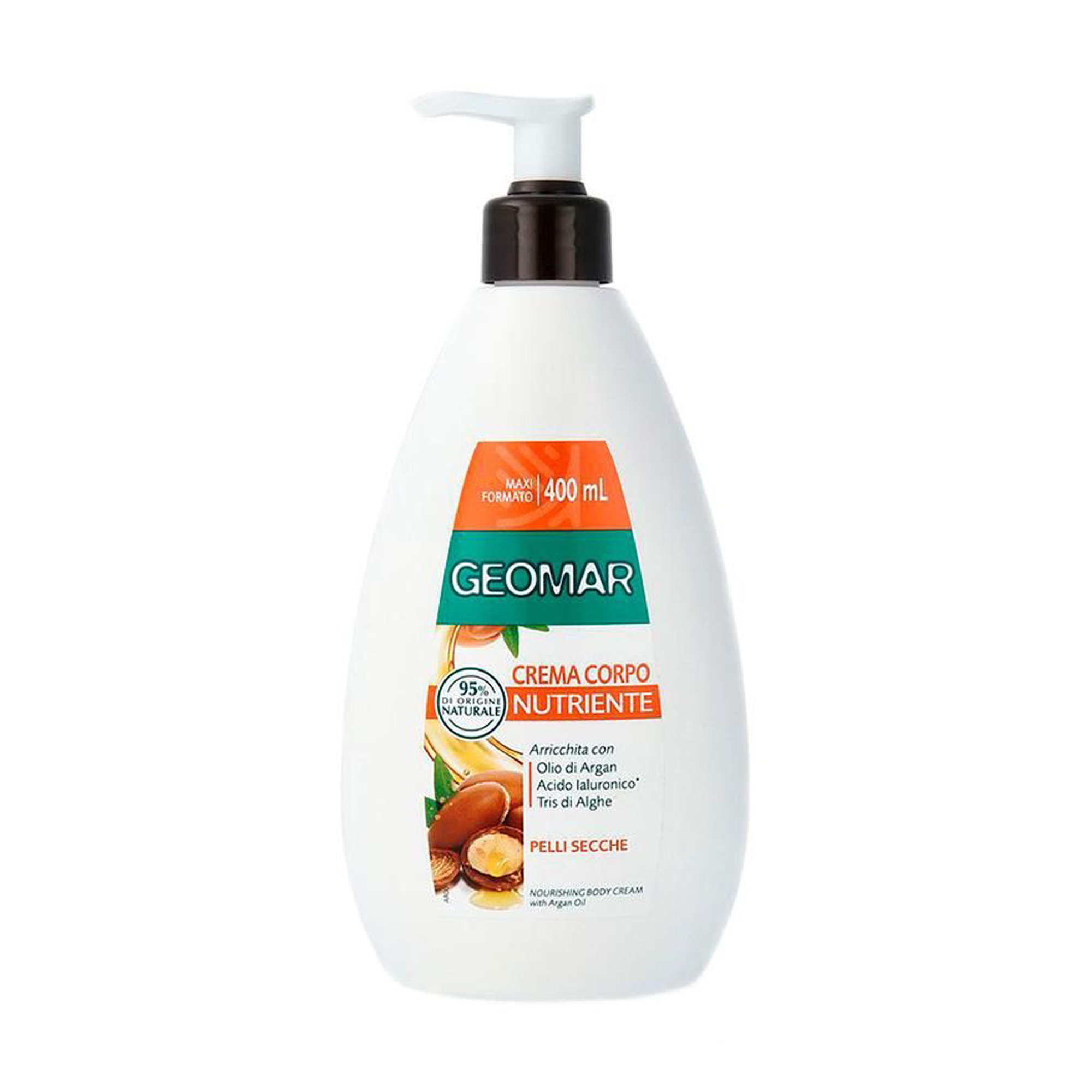 Живильний крем для сухої шкіри тіла Geomar Nourishing Body Cream з аргановою олією, 400 мл