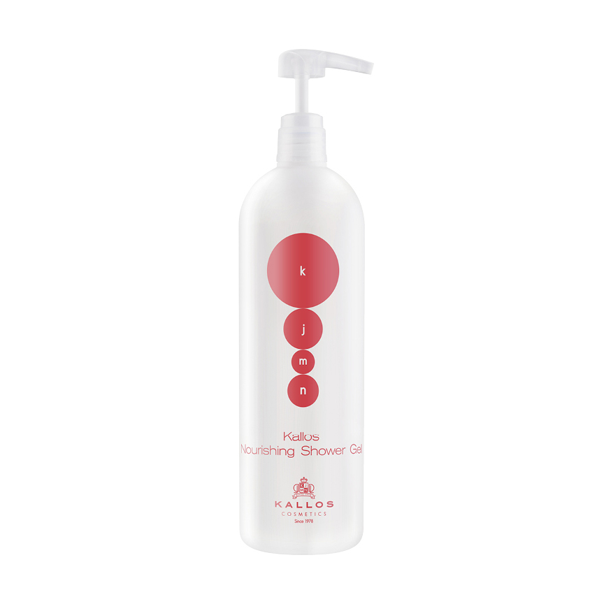 Живильний крем-гель для душу Kallos Cosmetics KJMN Nourishing Shower Gel, з олією аргани, 1 л