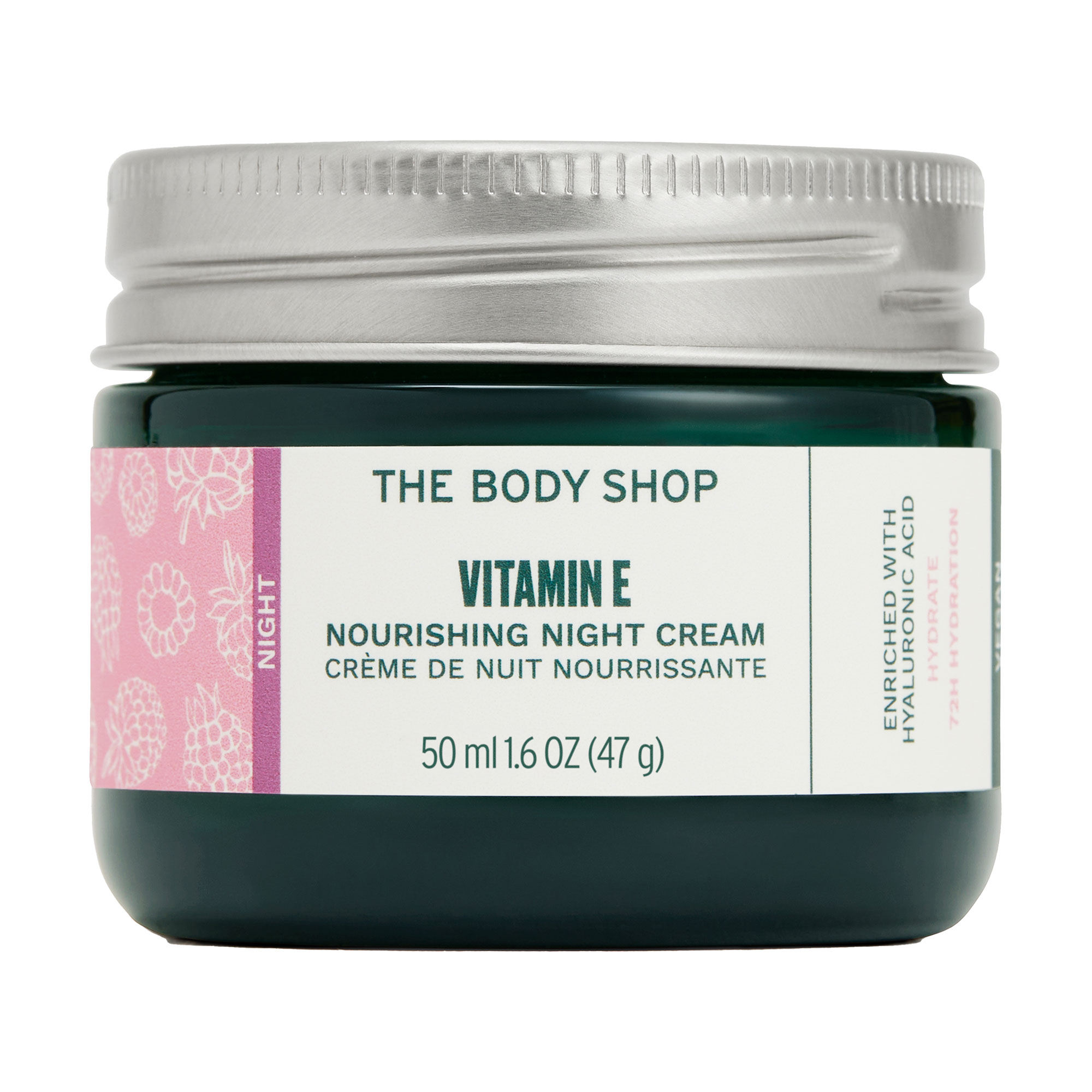 Живильний нічний крем для обличчя The Body Shop Vitamin E Nourishing Night Cream Вітамін Е, 50 мл