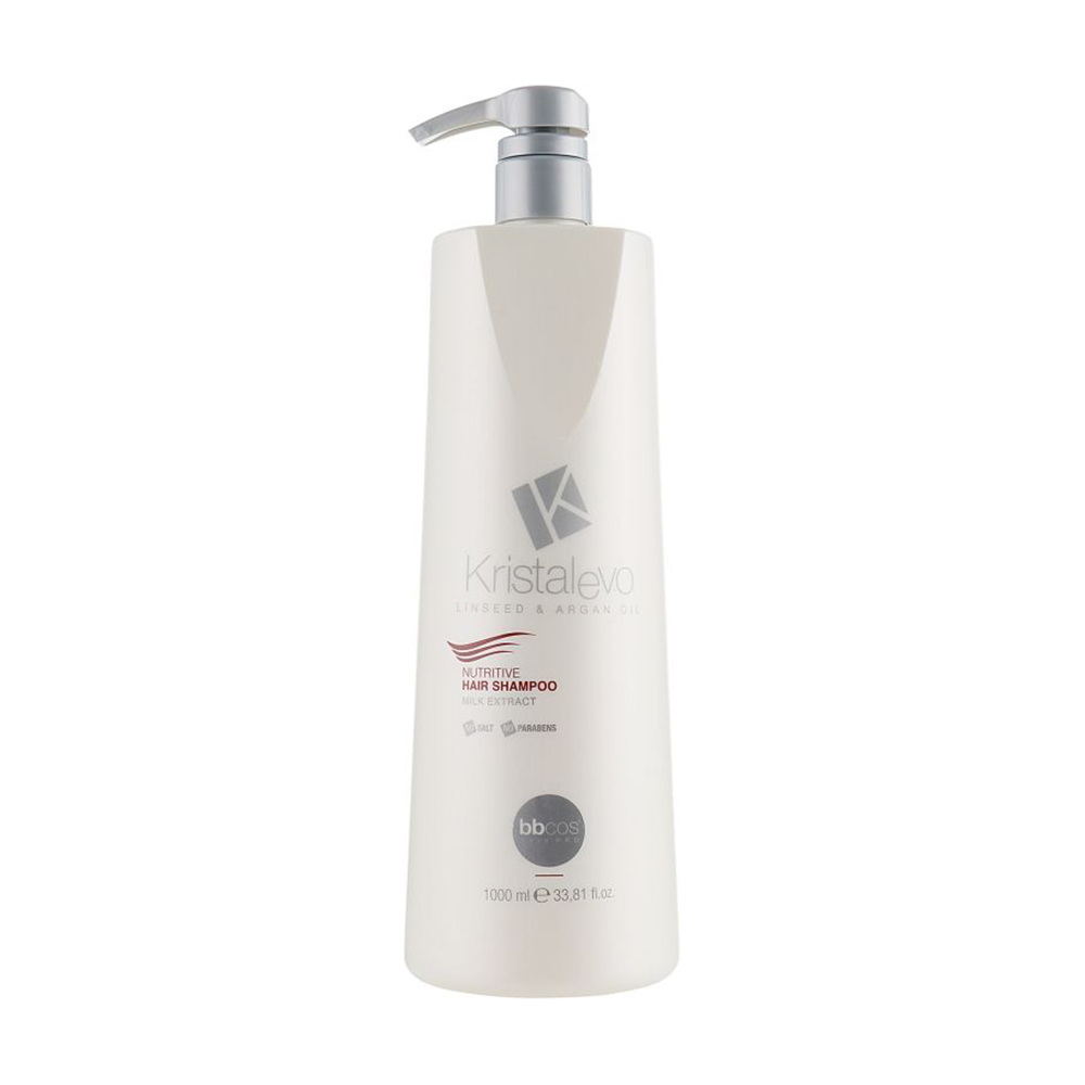 Живильний шампунь для волосся BBcos Kristal Evo Nutritive Hair Shampoo, 1 л