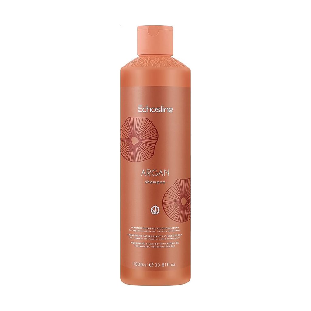 Живильний шампунь для волосся Echosline Argan Shampoo з аргановою олією, 1 л