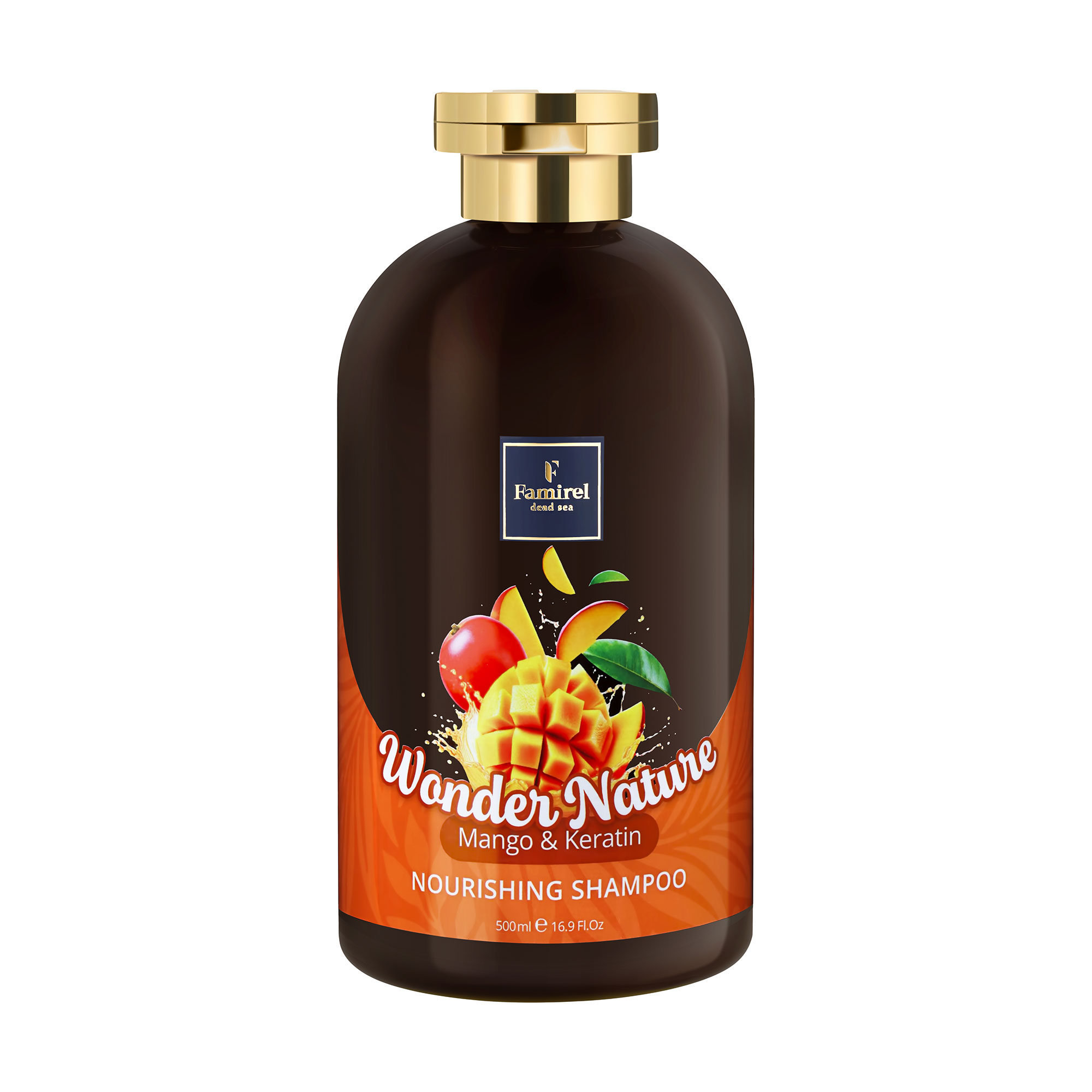 Живильний шампунь для волосся Famirel Wonder Nature Nourishing Shampoo Манго та кератин, 500 мл