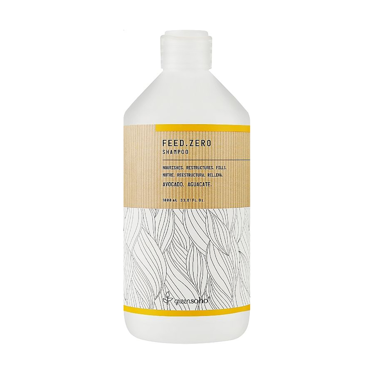 Живильний шампунь для волосся GreenSoho Feed.Zero Shampoo, 1 л