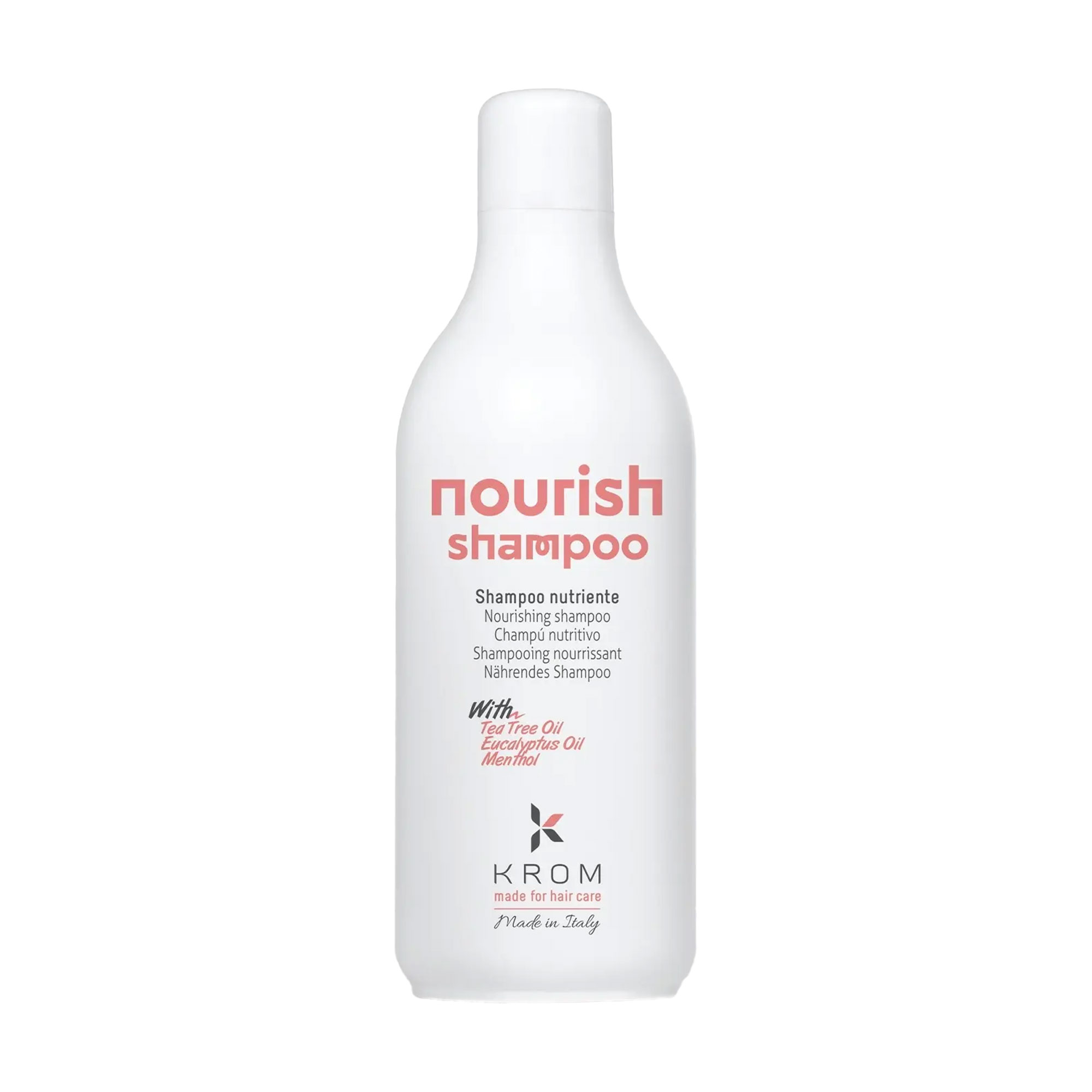 Живильний шампунь для волосся Krom Nourish Shampoo з екстрактом солодкого мигдалю, 1 л