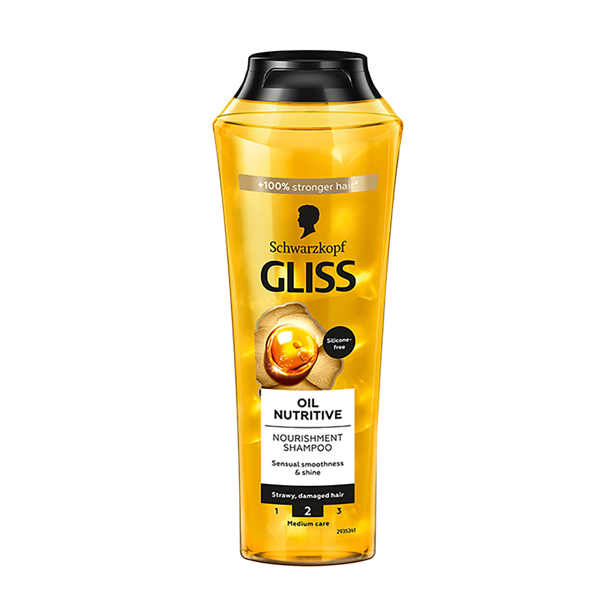 Живильний шампунь Gliss Oil Nutritive для сухого та пошкодженого волосcя, 250 мл