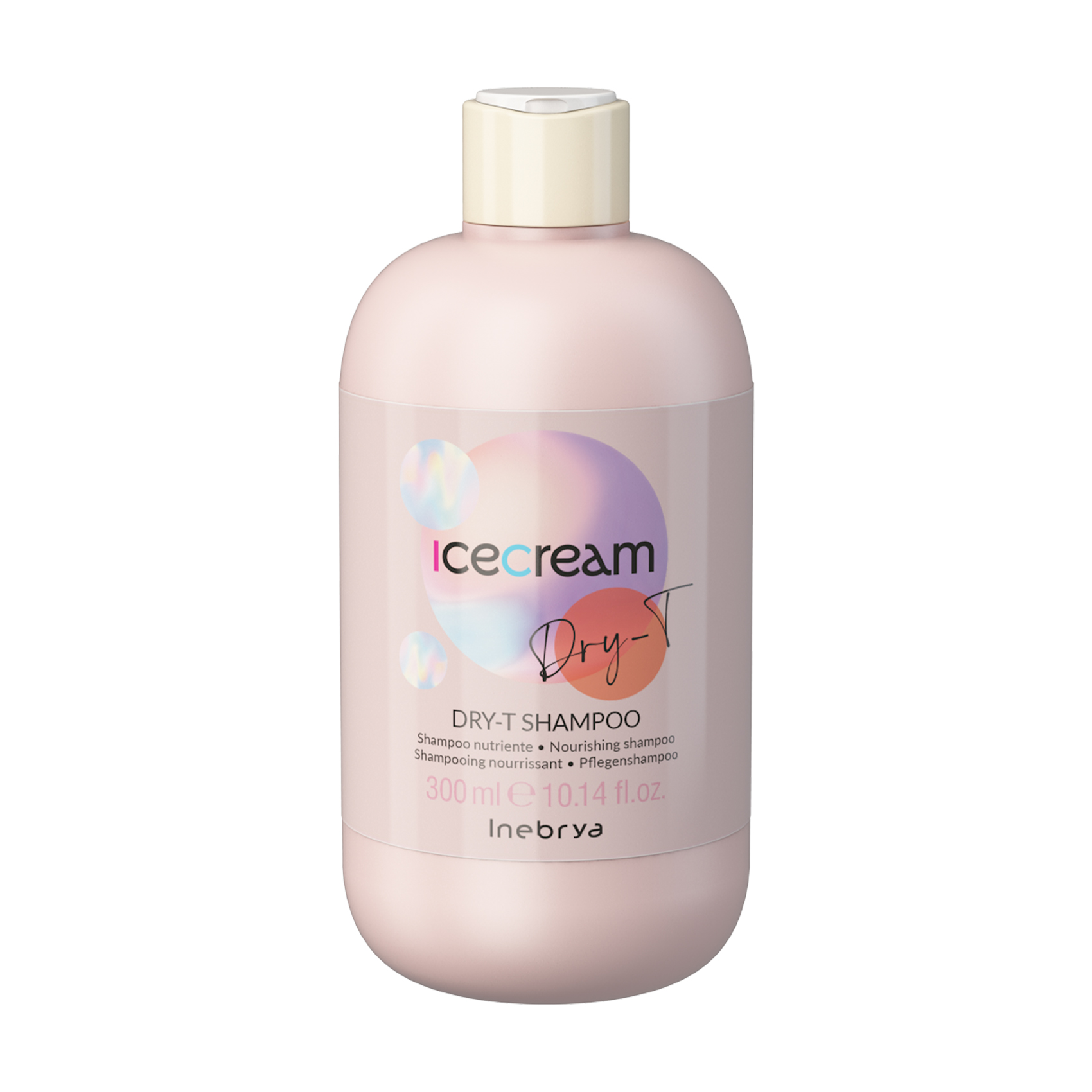 Живильний шампунь Inebrya Ice Cream Dry-T Shampoo для сухого, кучерявого і фарбованого волосся, 300 мл
