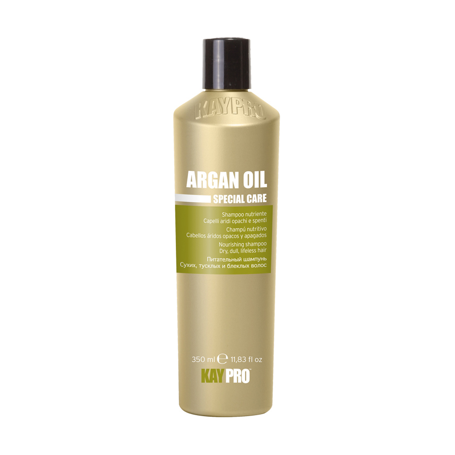Живильний шампунь KayPro Argan Oil Special Care Nourishing Shampoo, для сухого волосся, з аргановою олією, 350 мл