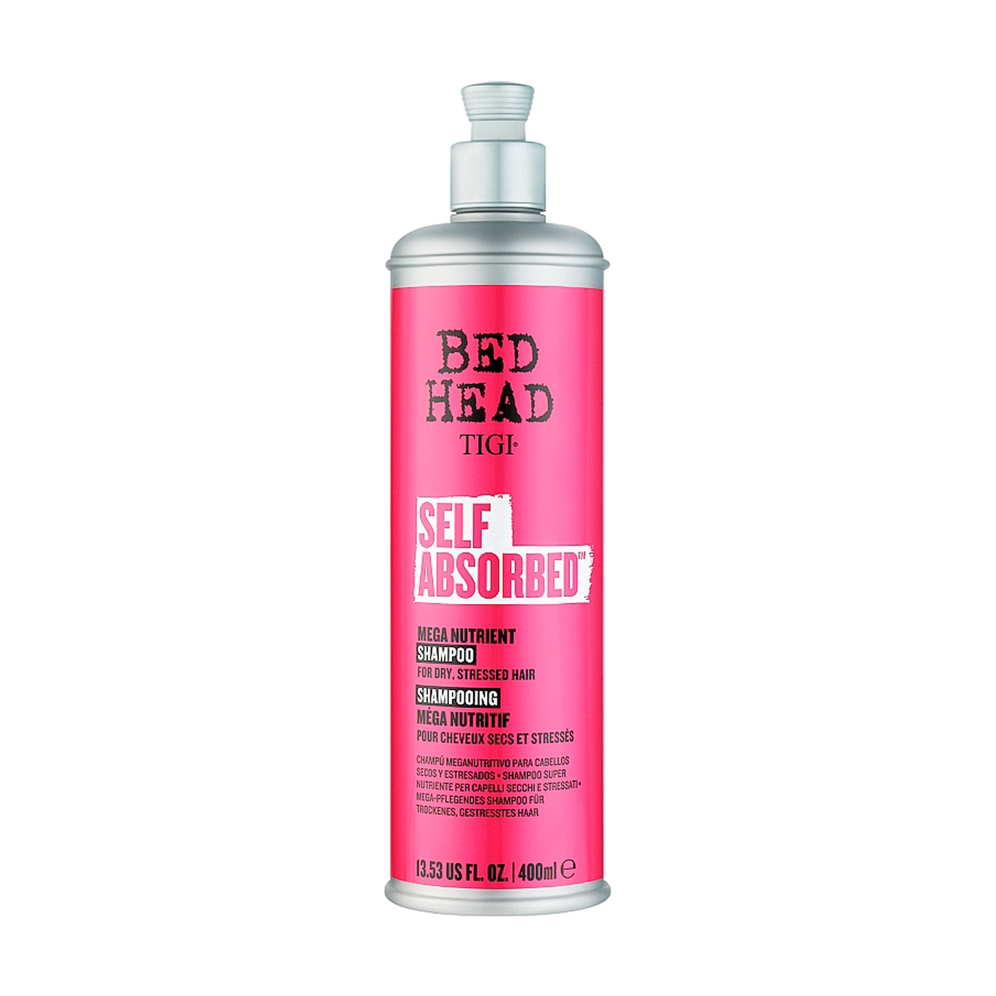 Живильний шампунь TIGI Bed Head Self Absorbed Mega Nutrient Shampoo для сухого та схильного до стресу волосся, 400 мл