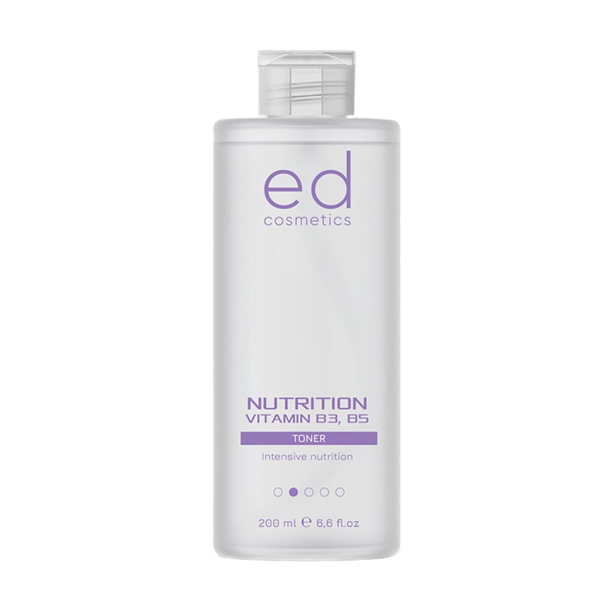 Живильний тонік для обличчя Ed Cosmetics Nutrition Vitamin B3, B5 Toner, 200 мл