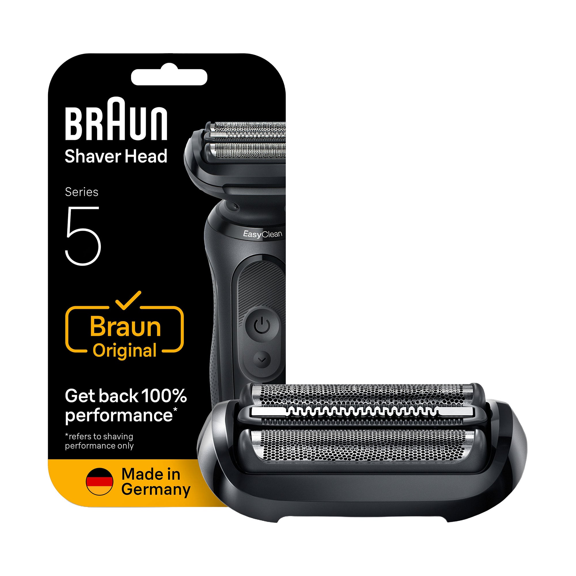 Змінна голівка для електробритви Braun Series 5 54B, чорна, 1 шт