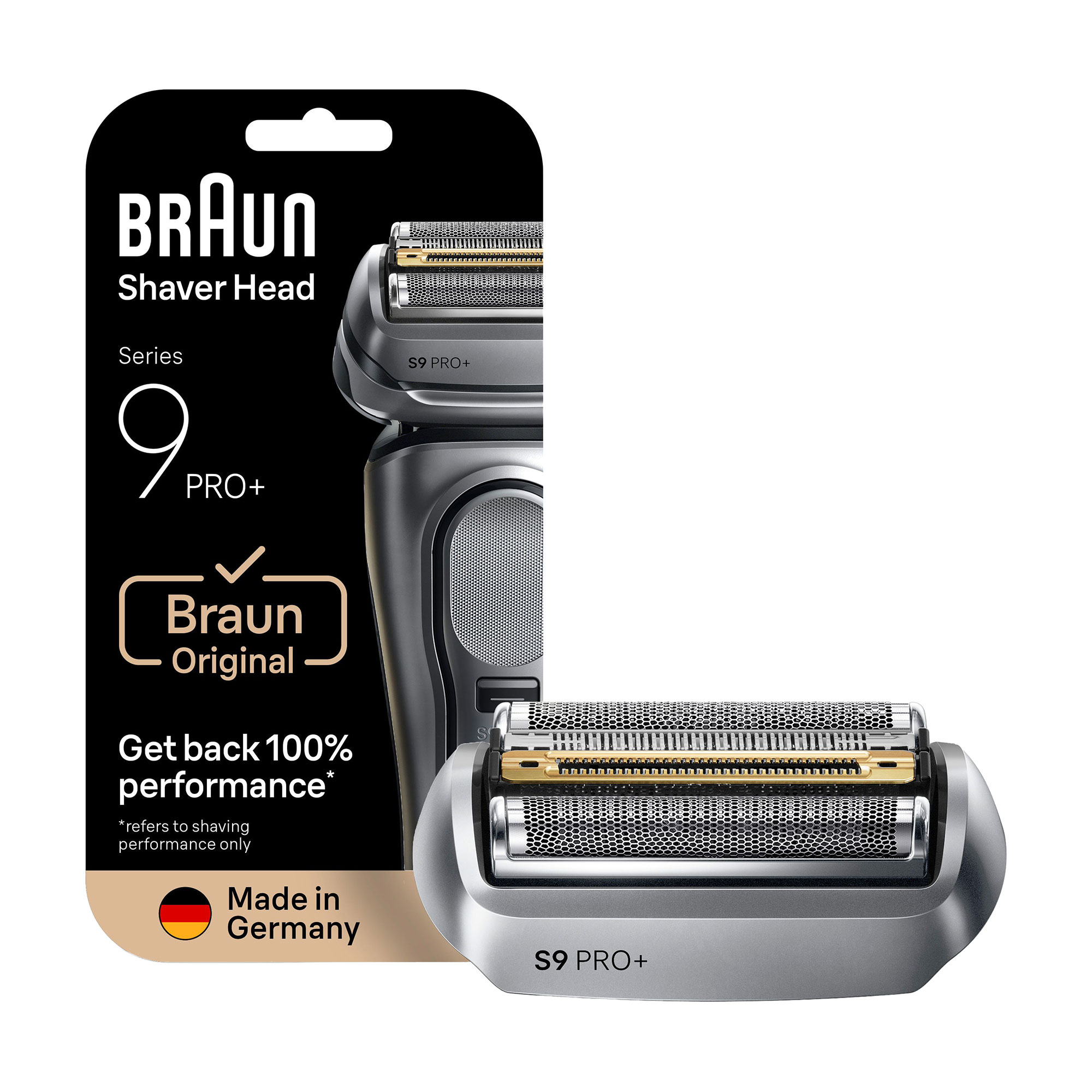 Змінна голівка для електробритви Braun Series 9 96M, срібляста, 1 шт