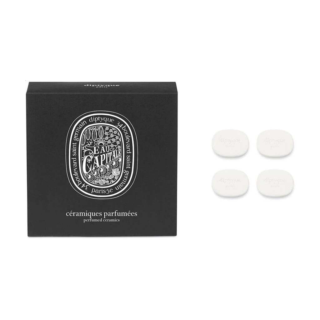 Змінні блоки для парфумованої брошки Diptyque Eau Capitale унісекс, 4 шт