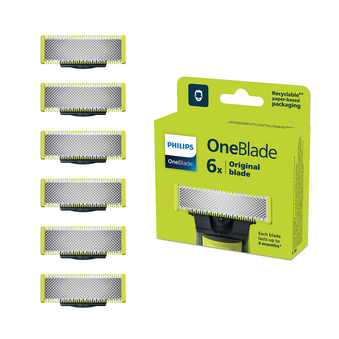 Змінні леза PHILIPS OneBlade, 6 шт (QP260/50)