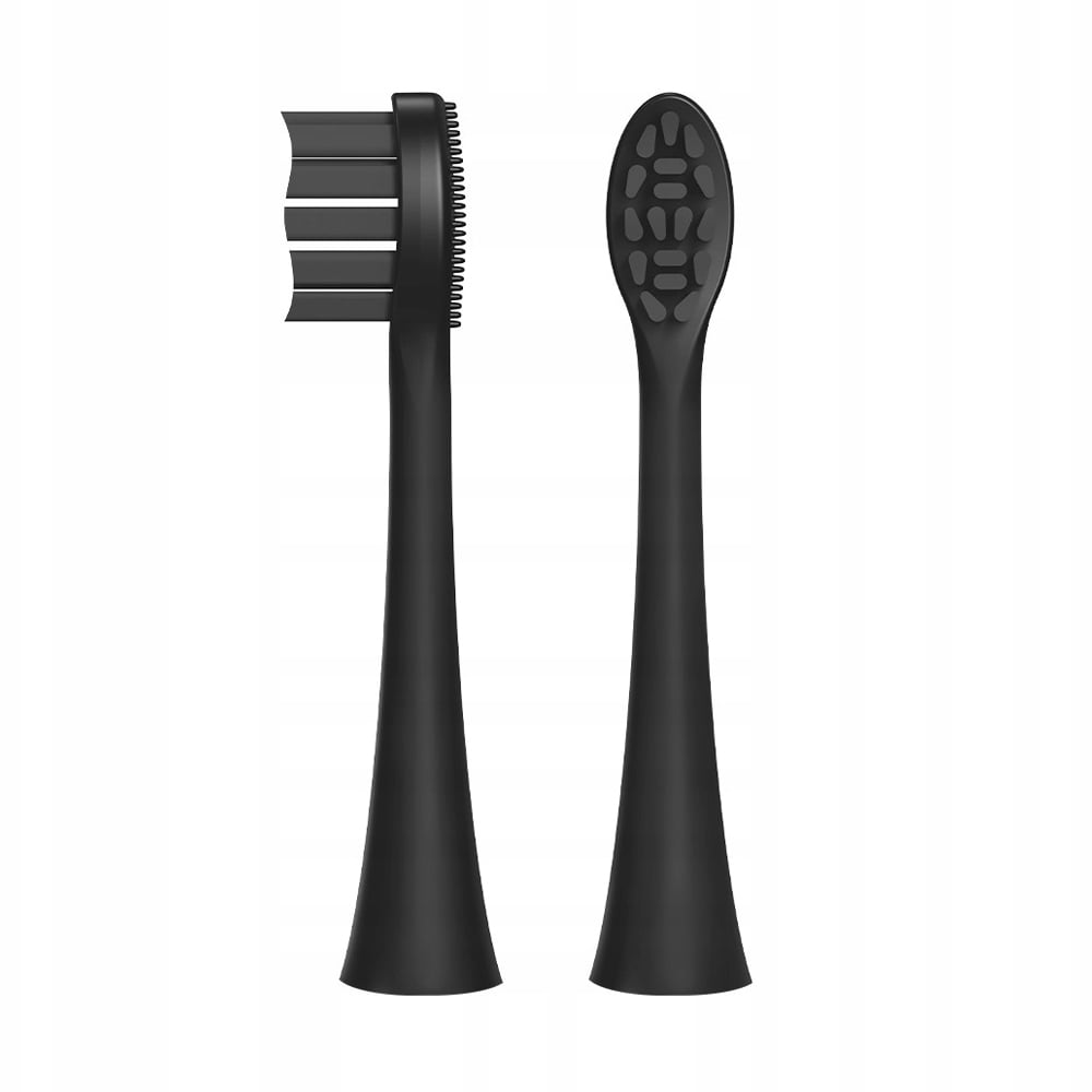 Змінні насадки для електричної звукової зубної щітки Feelo Pro Standard Black, 2 шт