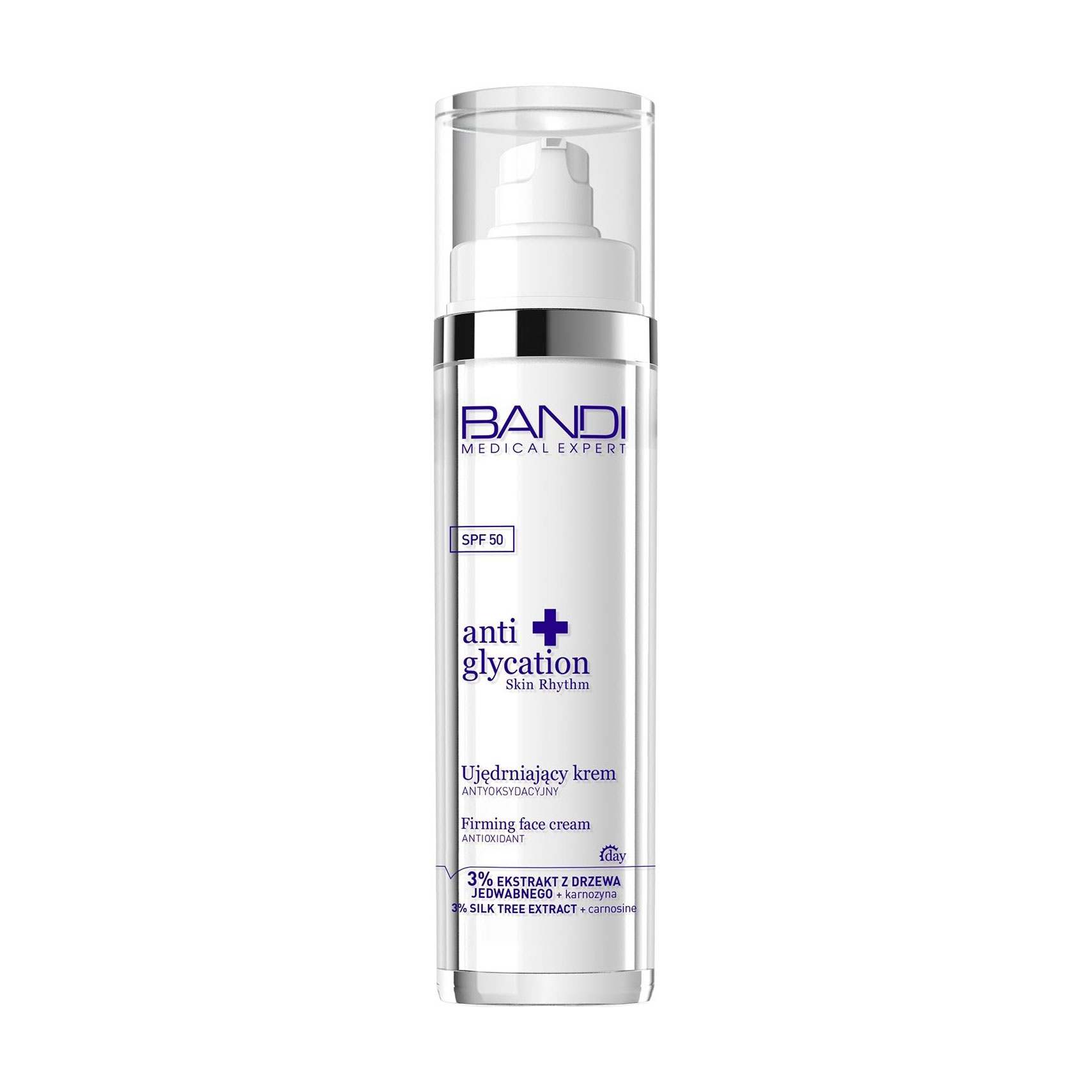 Зміцнювальний антиоксидантний крем для обличчя Bandi Medical Expert Anti Glycation Skin Rhythm Firming Face Cream Antioxidant, SPF 50, 50 мл
