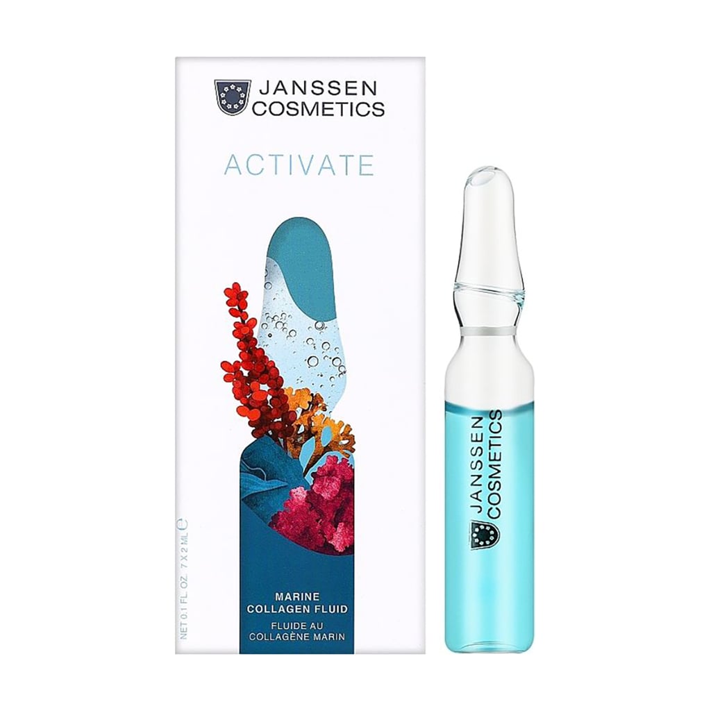 Зміцнювальний антивіковий флюїд для обличчя Janssen Cosmetics Marine Collagen Fluid з морським колагеном, 7*2 мл
