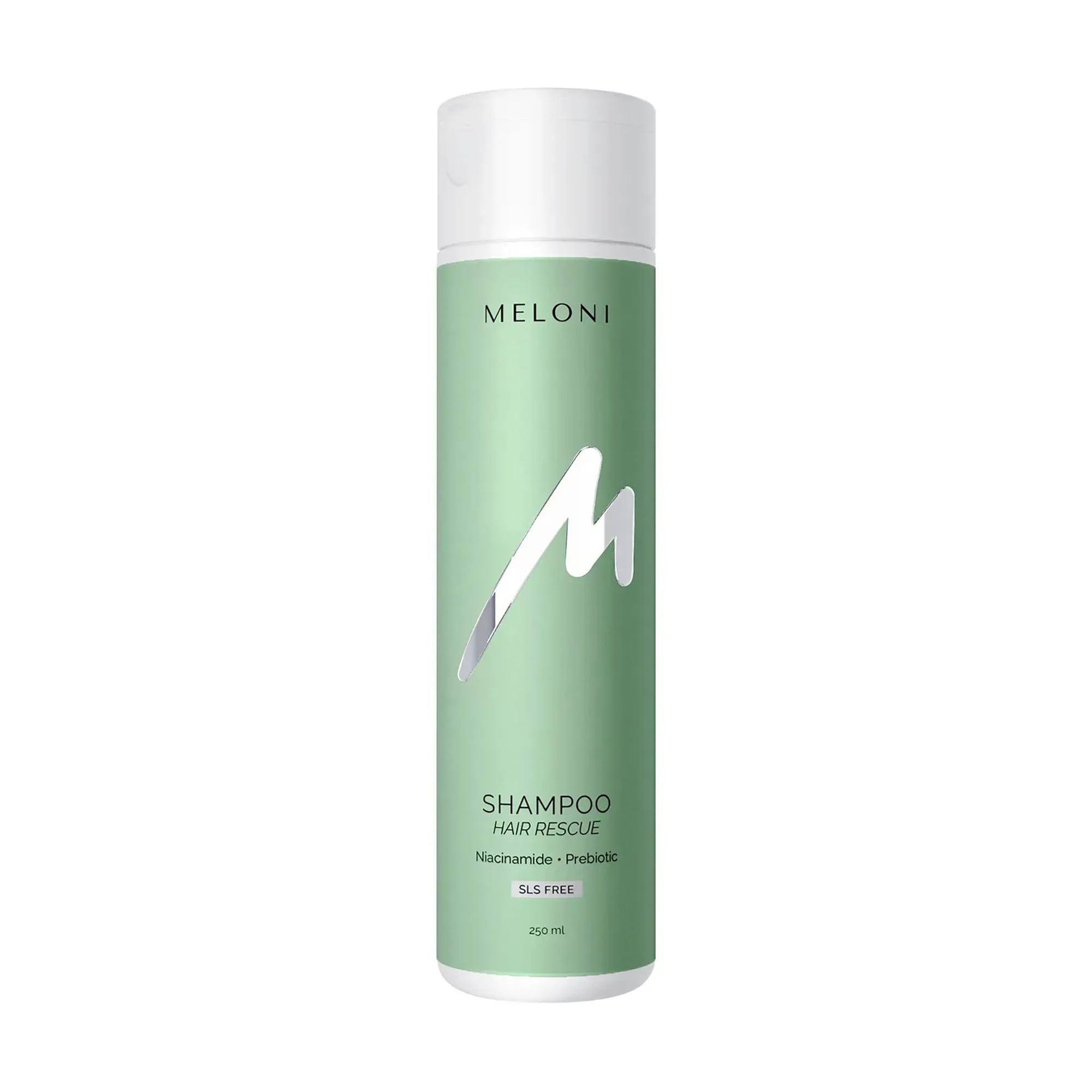 Зміцнювальний безсульфатний шампунь для волосся MELONI Hair Rescue Shampoo проти випадіння, з ніацинамідом та пребіотиком, 250 мл