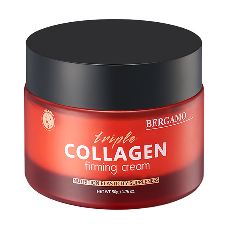 Зміцнювальний крем для обличчя Bergamo Triple Collagen Firming Cream з потрійним колагеном, 50 г