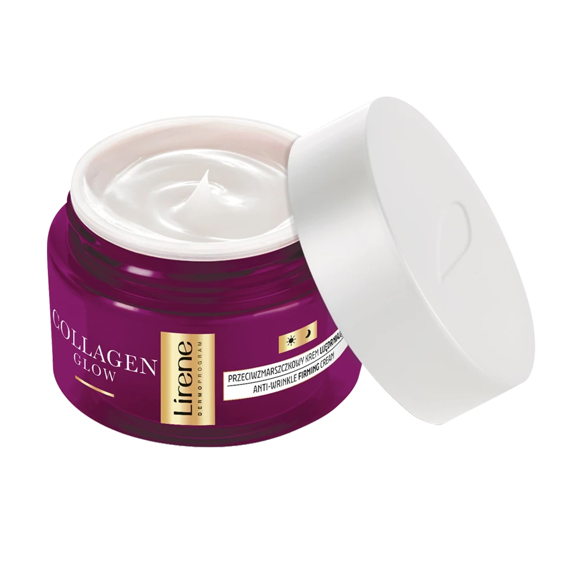 Зміцнювальний крем для обличчя Lirene Collagen Glow 60+, 50 мл