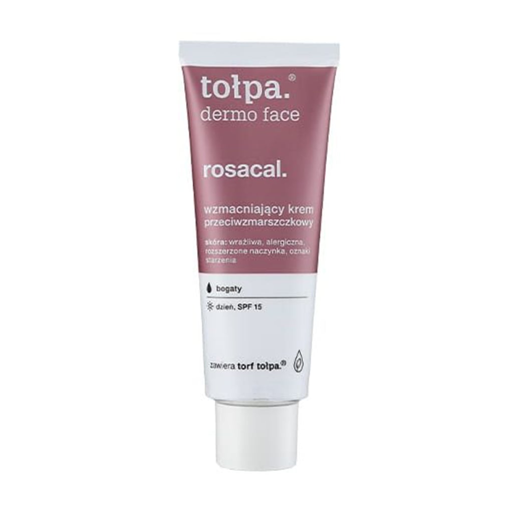 Зміцнювальний крем для обличчя Tolpa Dermo Face Rosacal. SPF 15 проти зморщок, 40 мл