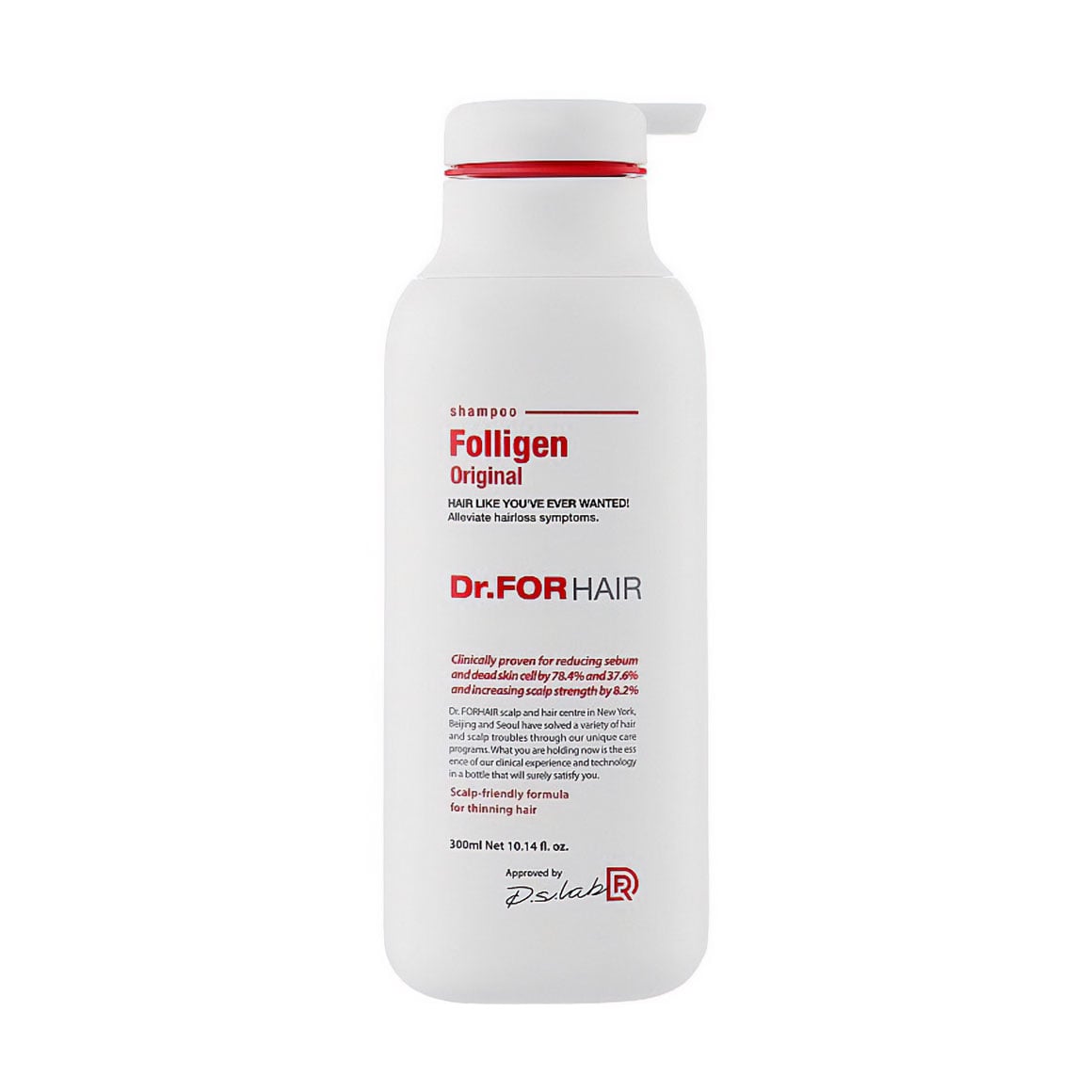 Зміцнювальний шампунь Dr.FORHAIR Folligen Original Shampoo проти випадіння волосся, 300 мл