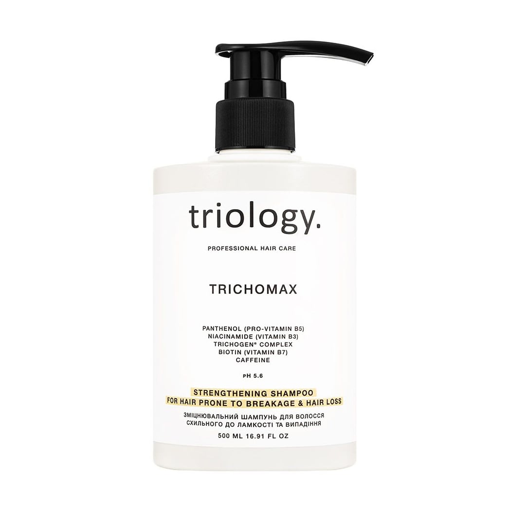 Зміцнювальний шампунь triology. Trichomax для схильного до ламкості та випадіння волосся, 500 мл