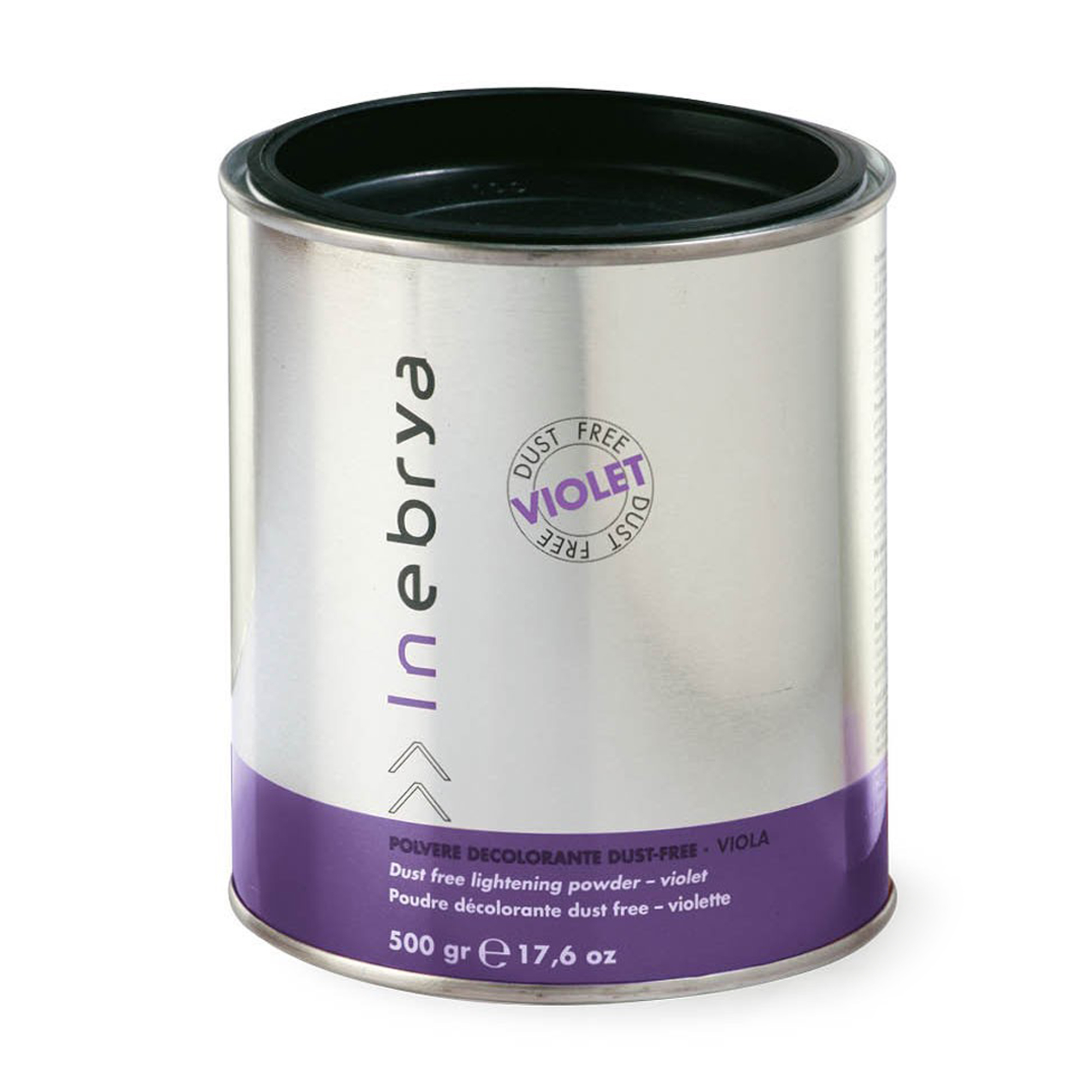 Знебарвлювальна безпилова пудра Inebrya Bleaching Powder Violet фіолетова, 500 г
