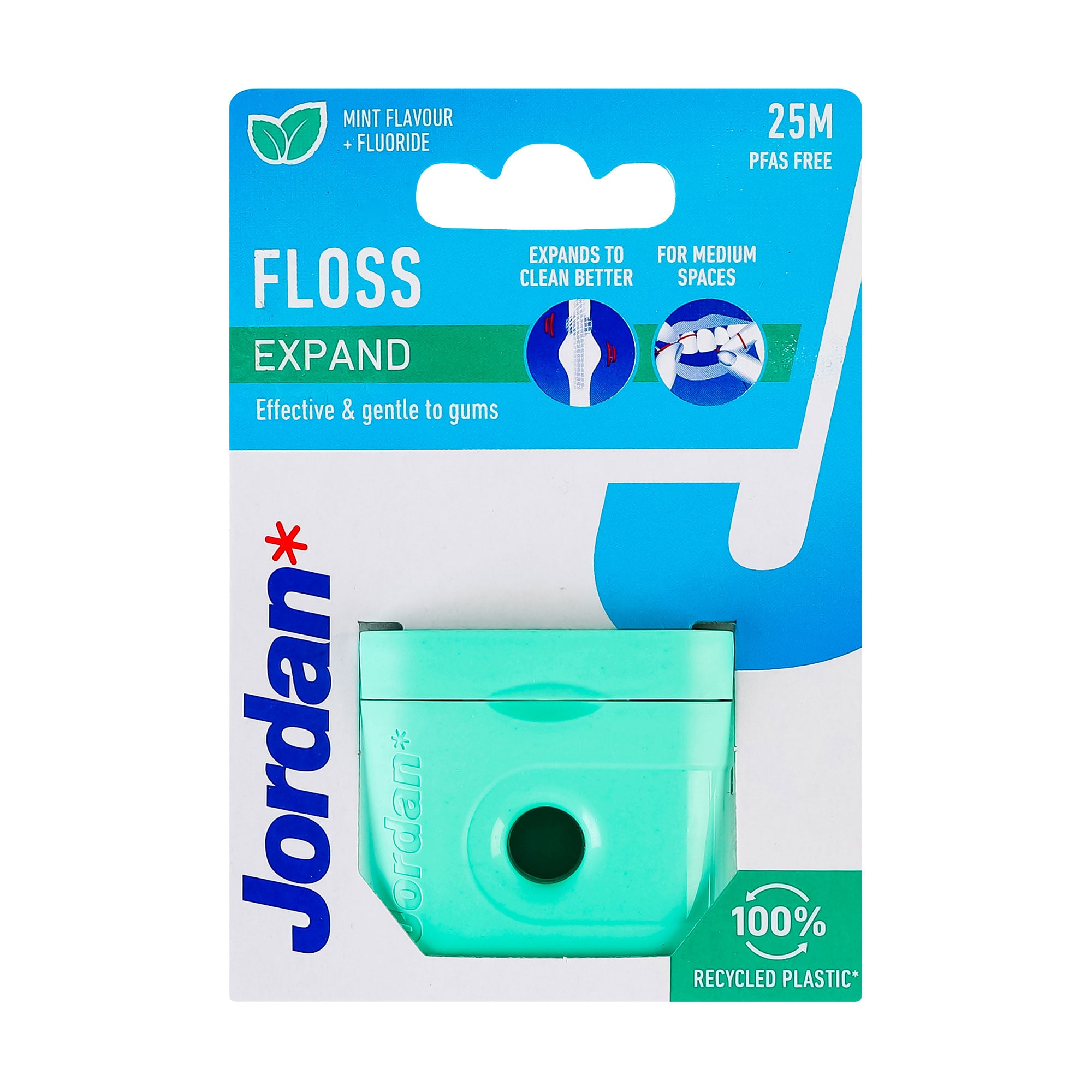 Зубна нитка-флос Jordan Expand Fresh Floss, 25 м
