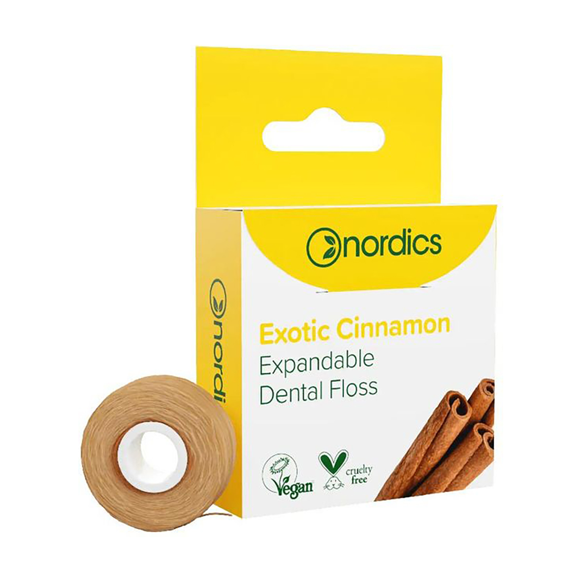 Зубна нитка Nordics Dental Floss з корицею, 30 м