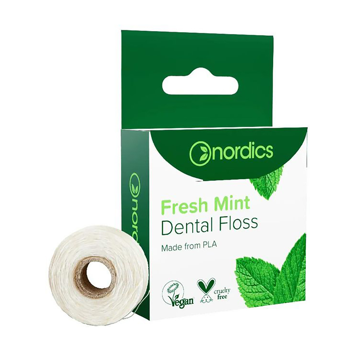 Зубна нитка Nordics Dental Floss з м'ятою, 30 м