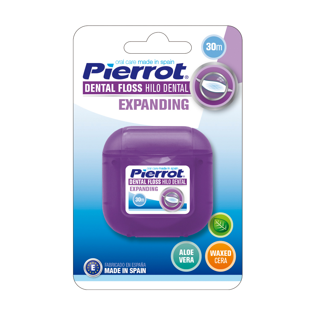 Зубна нитка розширювальна Pierrot Dental Floss Aloe Vera, 30 м