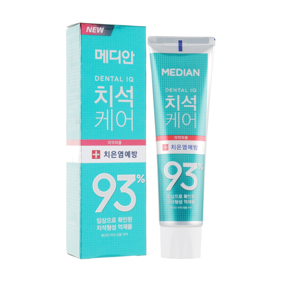 Зубна паста для запобігання гінгівіту та запалення ясен Median Dental IQ Prevent Gingivitis Toothpaste зі смаком м'яти, 120 г