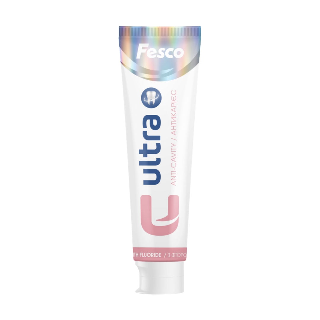 Зубна паста Fesco Ultra Anti-Cavity Антикарієс, із фтором, 100 мл