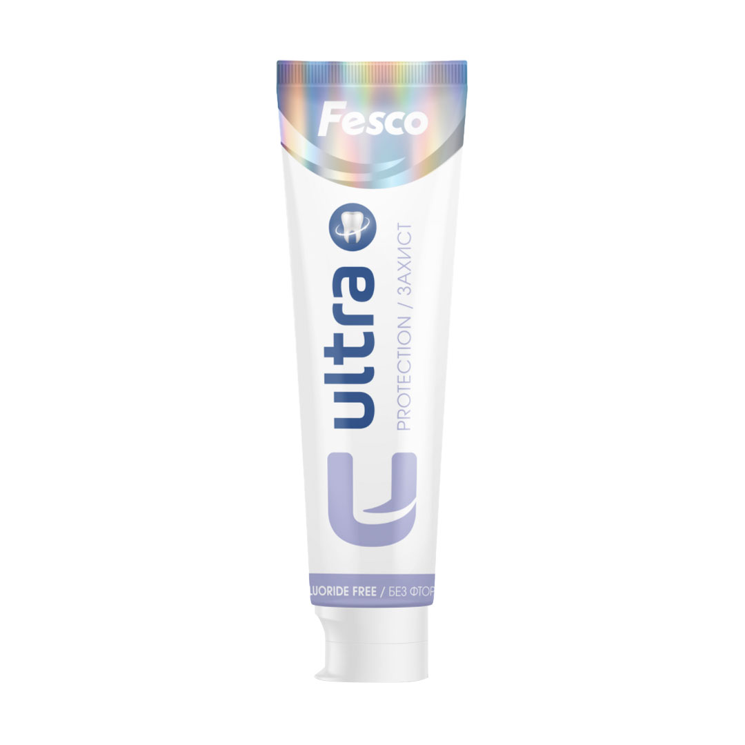 Зубна паста Fesco Ultra Complete Protection Захист, без фтору, 100 мл