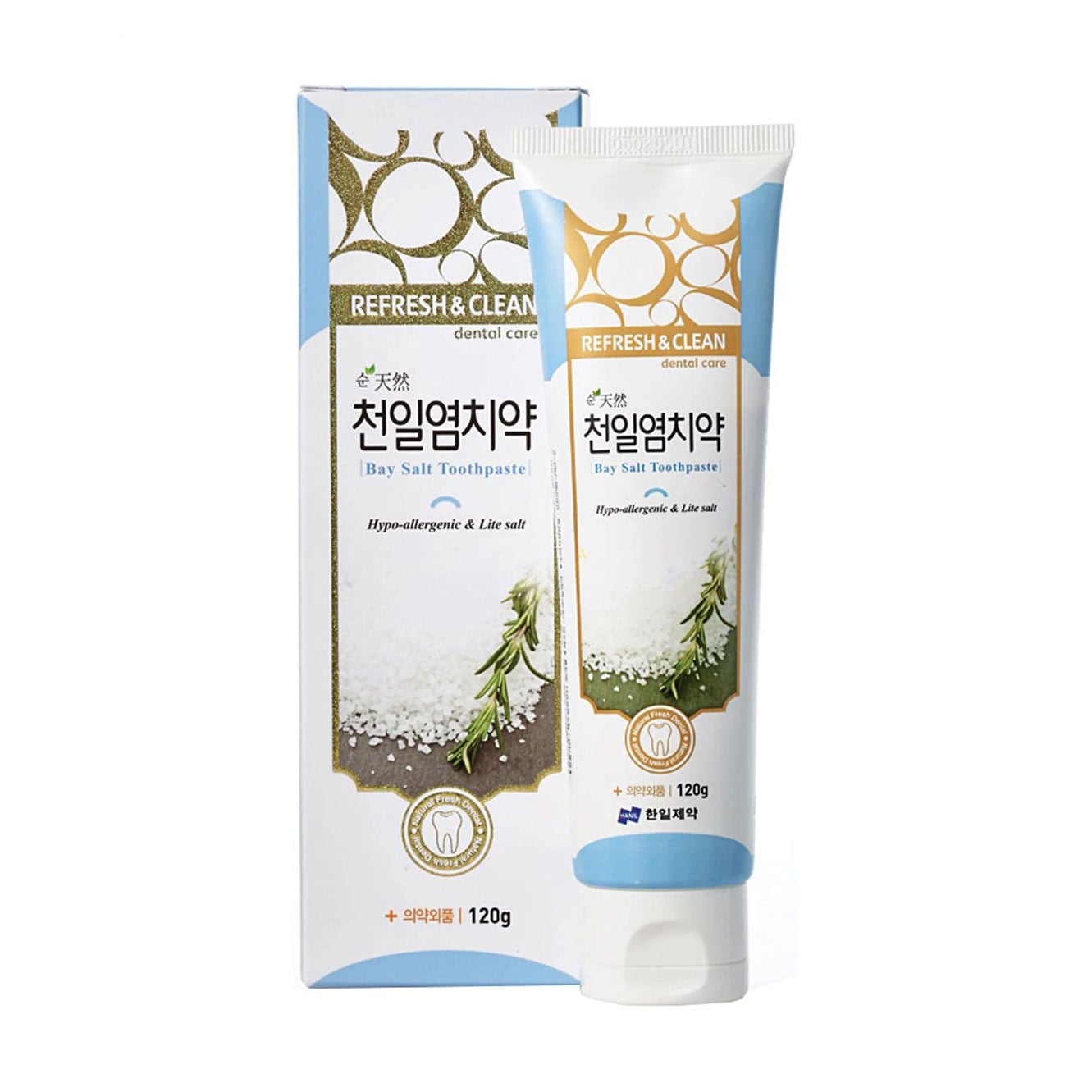 Зубна паста Hanil Circle-patterned Bay Salt Toothpaste з морською сіллю, 120 г