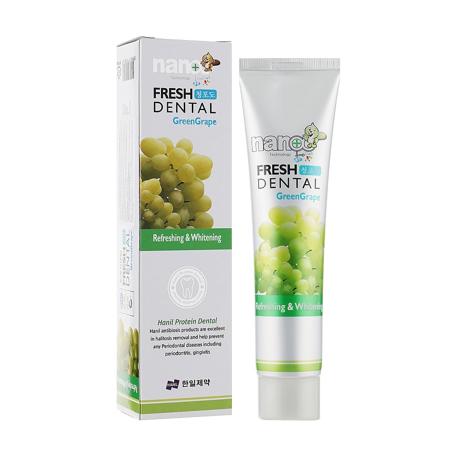 Зубна паста Hanil Nano Fresh Dental Green Grape Toothpaste з екстрактом винограду, 160 г